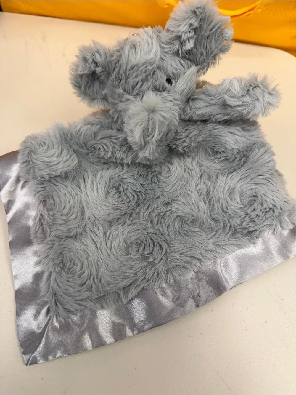 Gray Elephant Plush Lovey for Kids - Soft Security Blanket by Cloud Island new